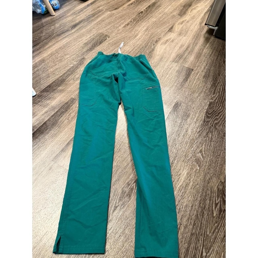 FIGS Livingston Scrub Pants Green Technical Collection XXS Tall TW2000T